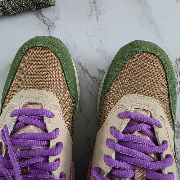 nike air max 1 nh sz 7 treeline/light bordeaux DR9773-300 - Picture 5 of 7